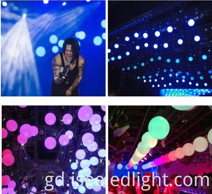 30cm rgb dmx led ball